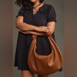 Elegant Brown Leather Women's Bag